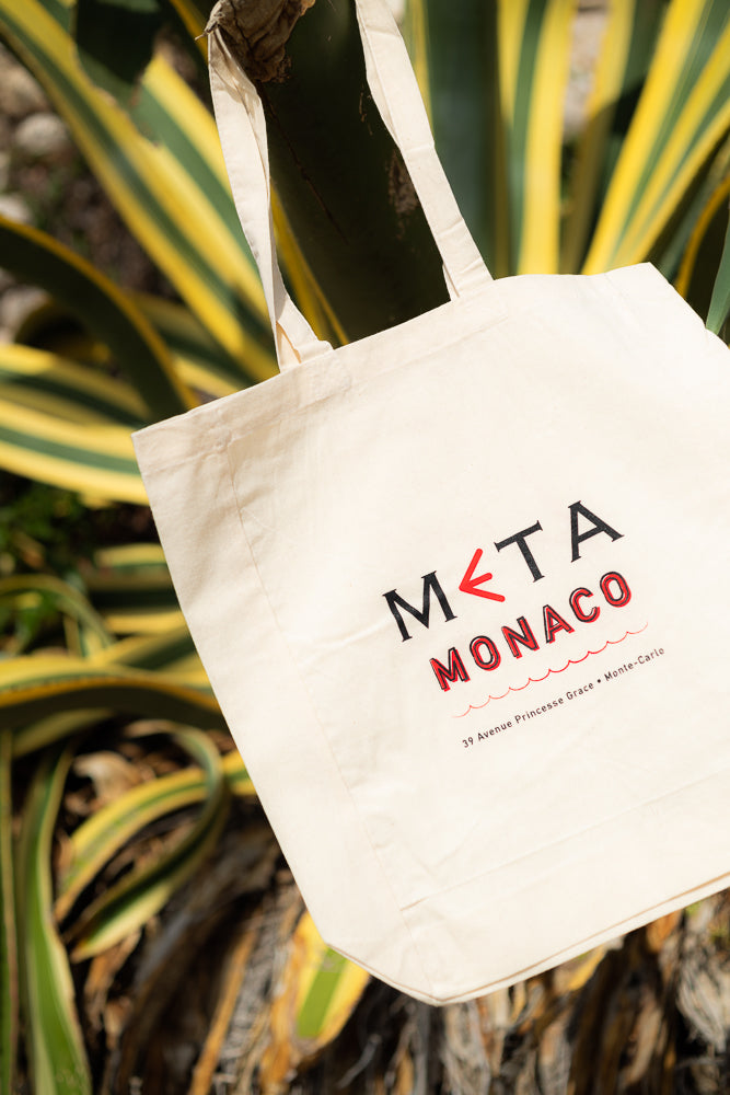 The META Monaco Canvas Tote Bag