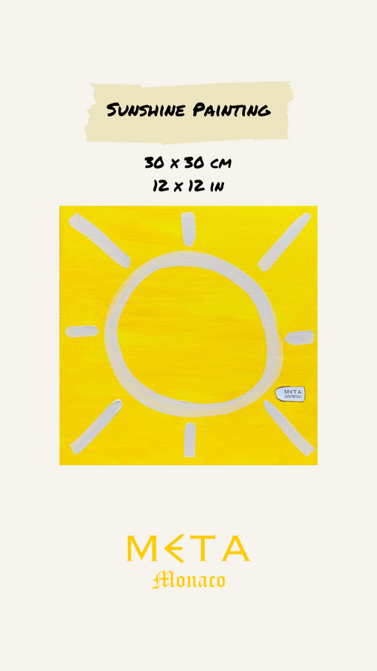Sunshine Painting, 30x30cm