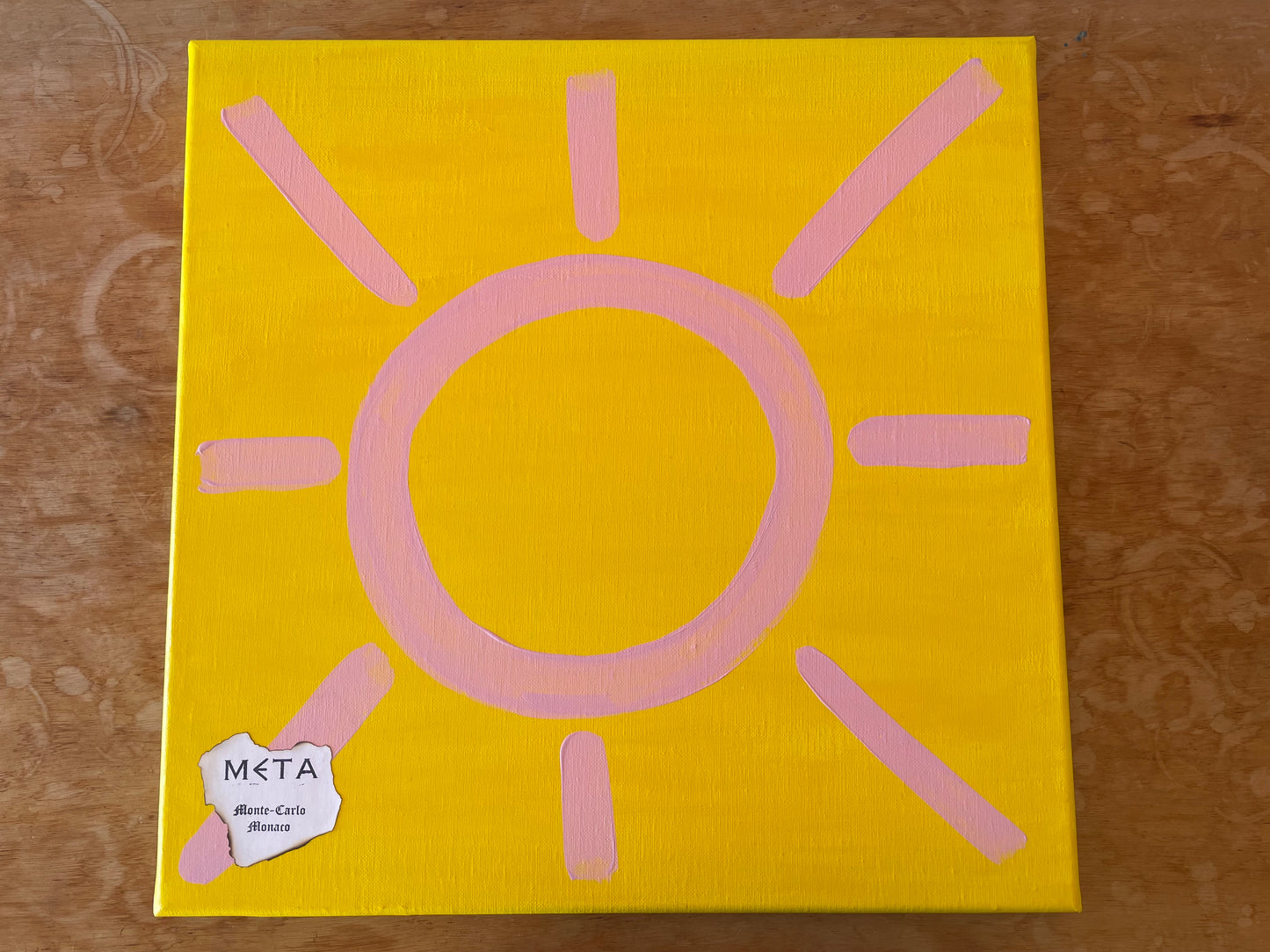 Sunshine Painting, 50x50cm