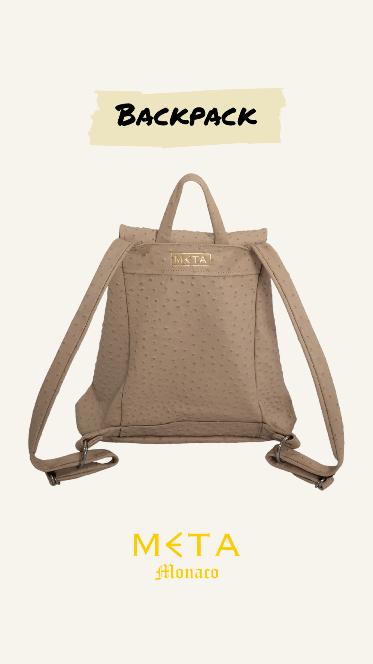 The Backpack, leather