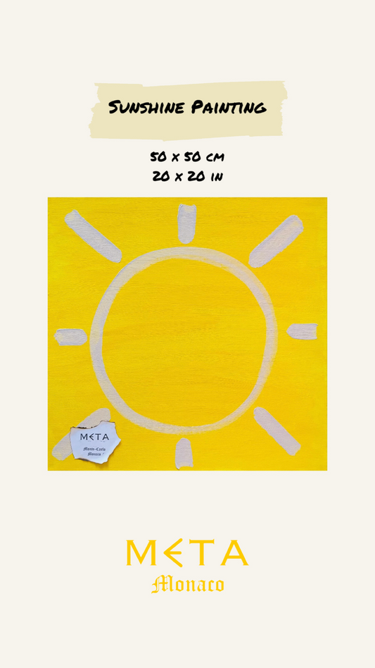 Sunshine Painting, 50x50cm