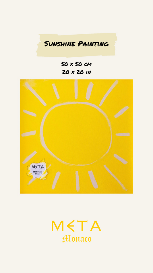 Sunshine Painting, 50x50cm