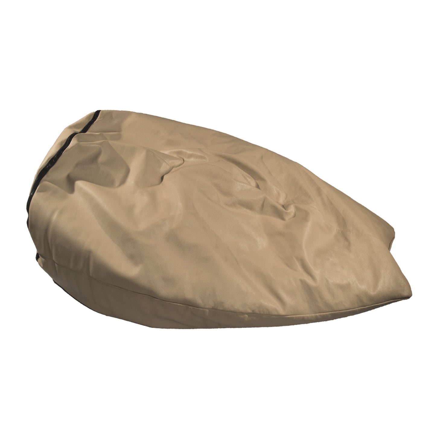 Riviera Leather Beanbag, beige