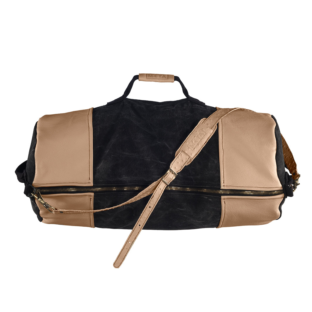 The Mariner Leather and Cotton Travel Bag