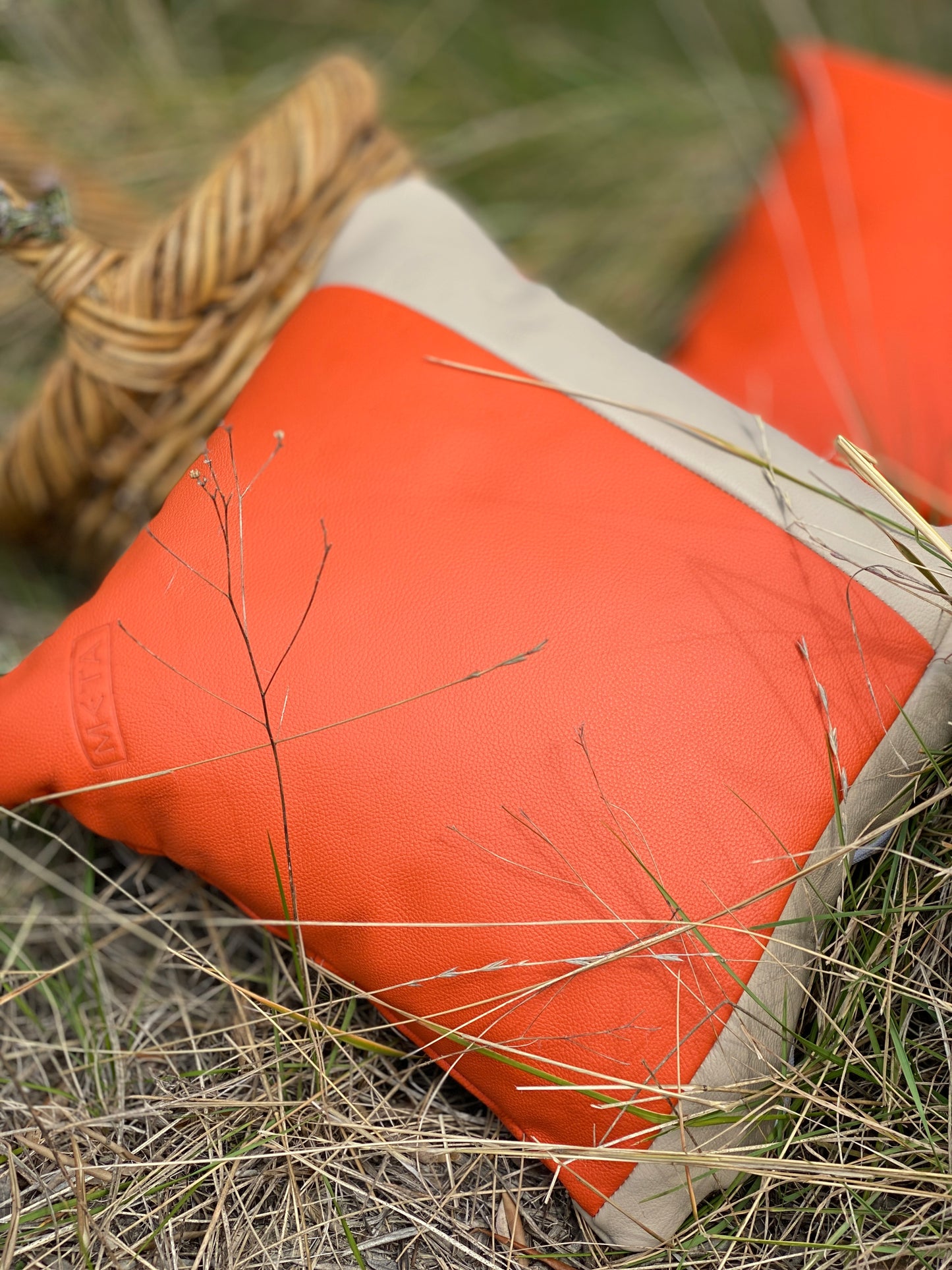 Leather Throw Pillow