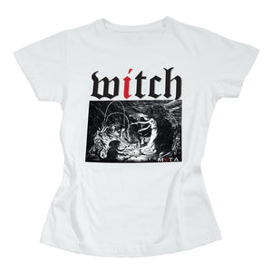 Open image in slideshow, T-Shirt Witch, White
